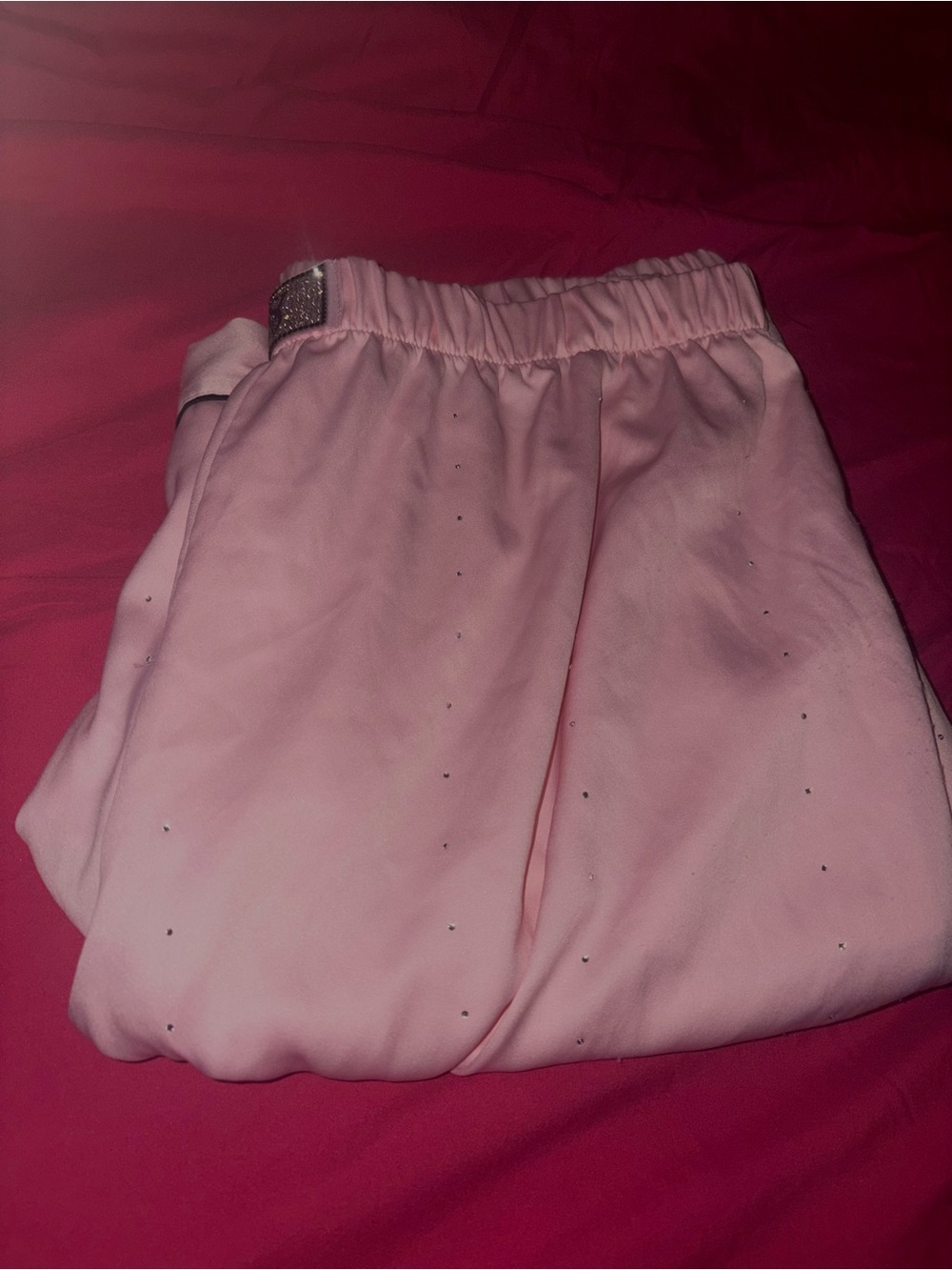 Victoria's Secret Light Pink Sparkle Joggers